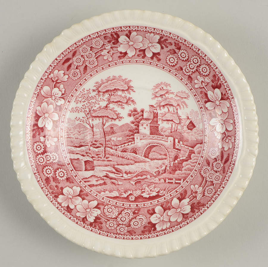 Tower Pink (Older Backstamp) Saucer by Spode-1
