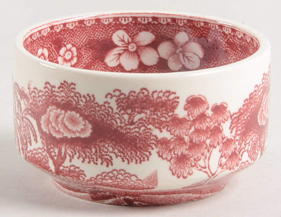Tower Pink (Older Backstamp) Master Salt Dip by Spode-1