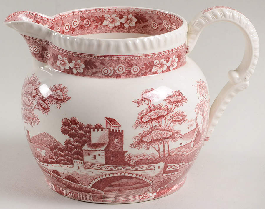 Tower Pink (Older Backstamp) 32 Oz Jug by Spode-1