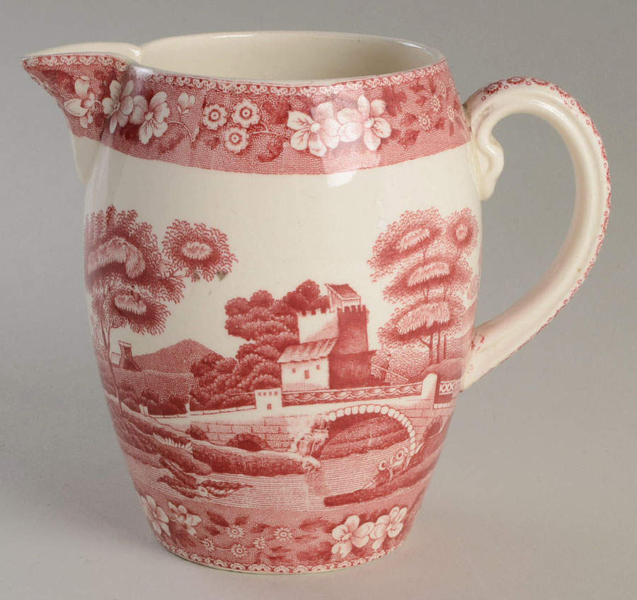 Tower Pink (Older Backstamp) 32 Oz Jug by Spode-1