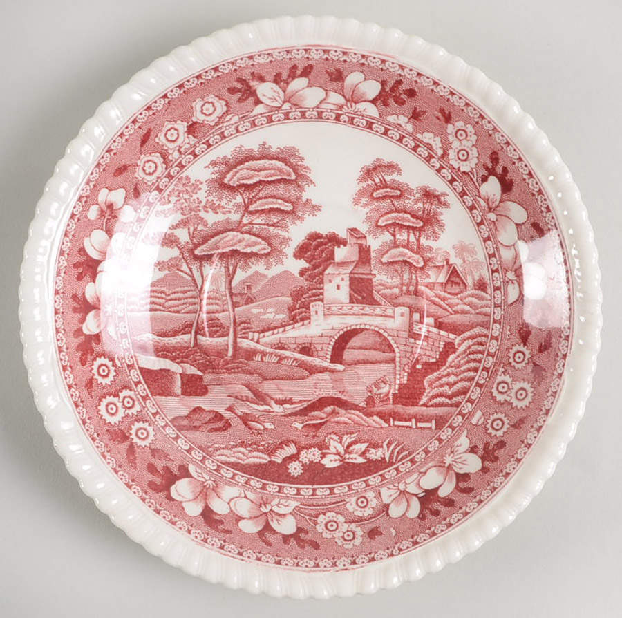 Tower Pink (Older Backstamp) Saucer for Oversized Cup by Spode-1