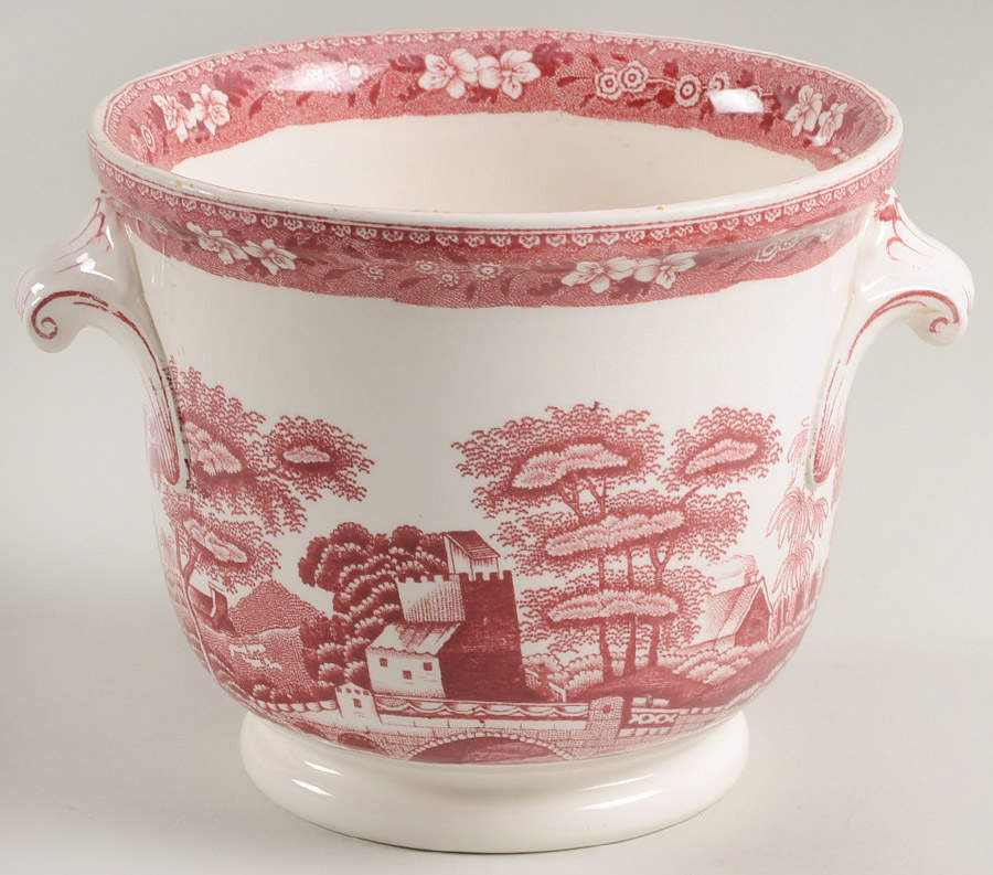 Tower Pink (Older Backstamp) 4" Cachepot by Spode-1