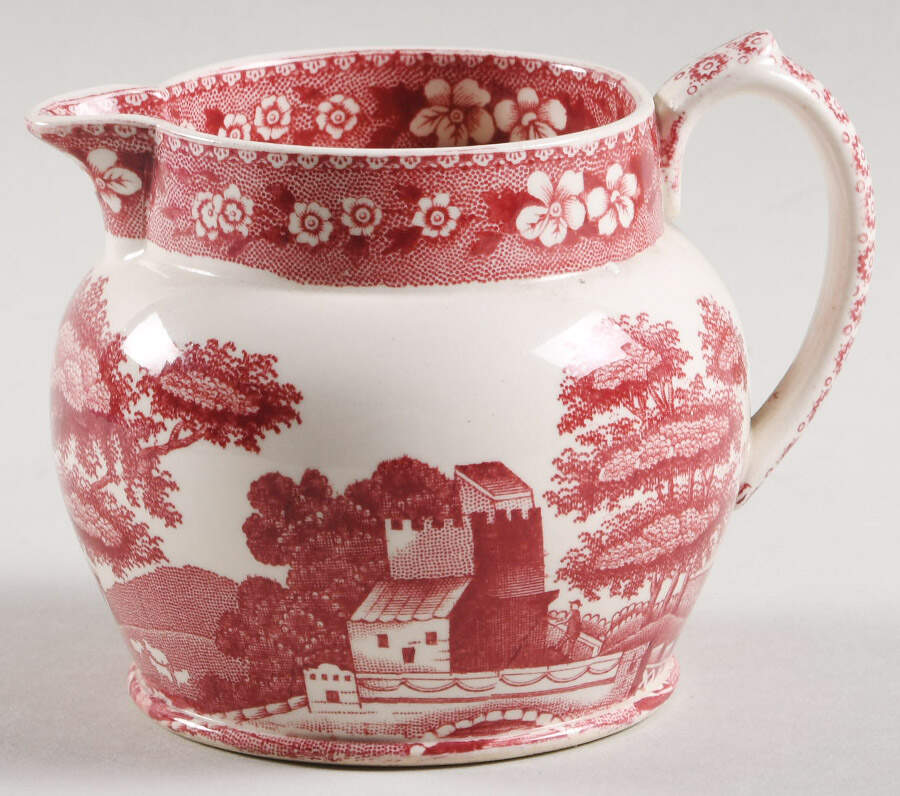 Tower Pink (Older Backstamp) Creamer by Spode-1