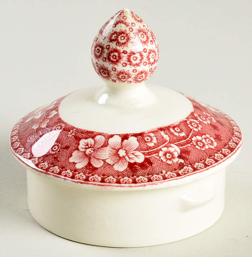 Tower Pink (Older Backstamp) Lid for Hot Water Jug by Spode-1