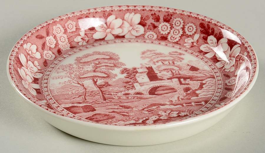 Tower Pink (Older Backstamp) Coaster by Spode-1