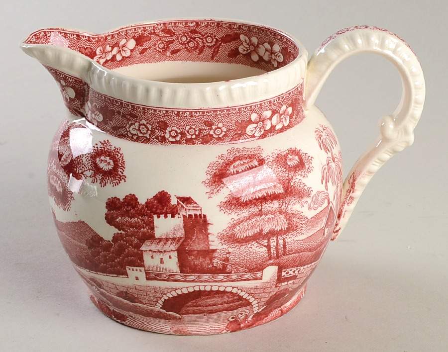 Tower Pink (Older Backstamp) 16 Oz Jug by Spode-1