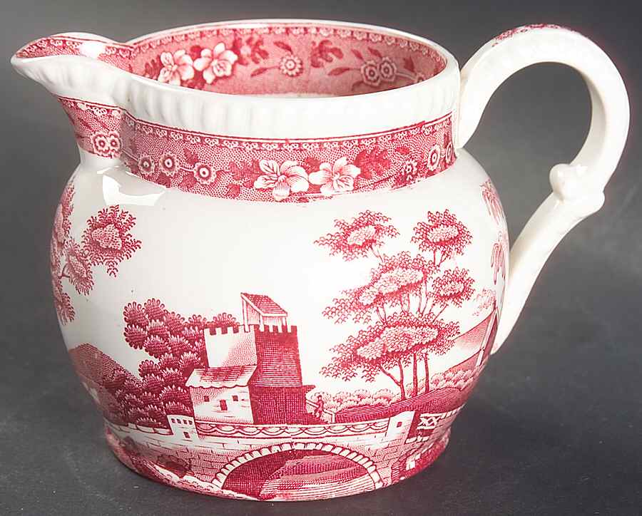 Tower Pink (Older Backstamp) 12 Oz Jug by Spode-1