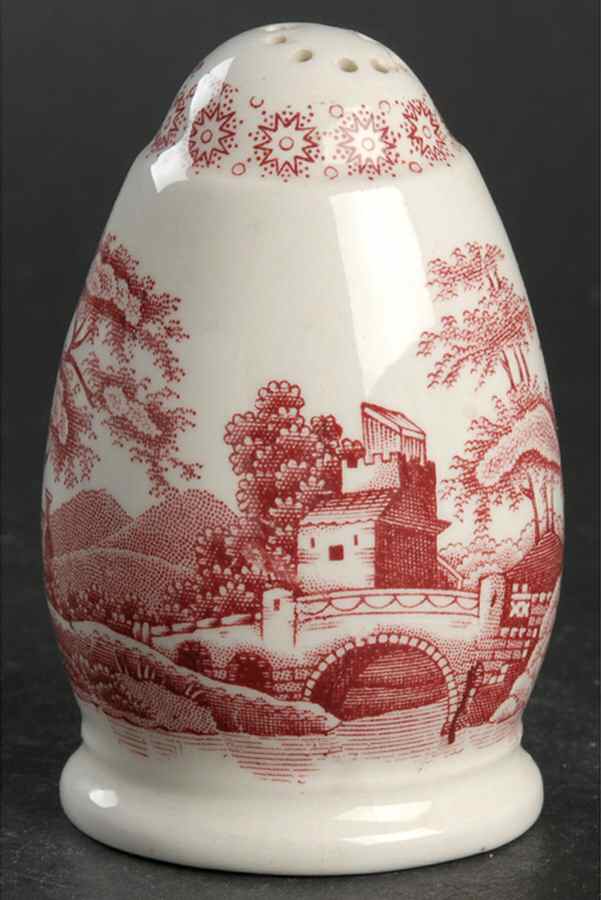 Tower Pink (Older Backstamp) Pepper Shaker by Spode-1