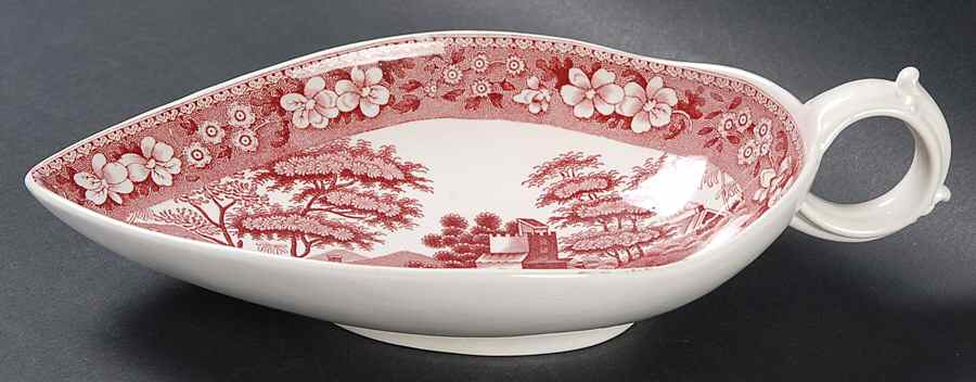 Tower Pink (Older Backstamp) 1 Handle Bon Bon by Spode-1