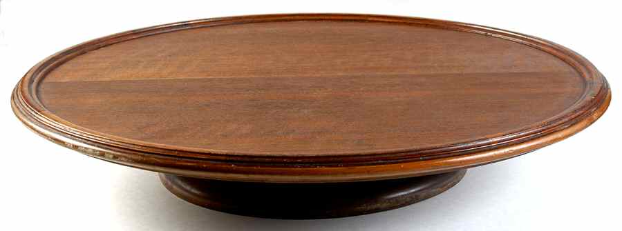 Tower Pink (Older Backstamp) Mahogany Tray for Canterbury Set by Spode-1