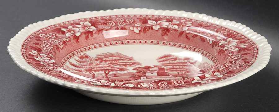 Tower Pink (Older Backstamp) Muffin Dish No Lid by Spode-1