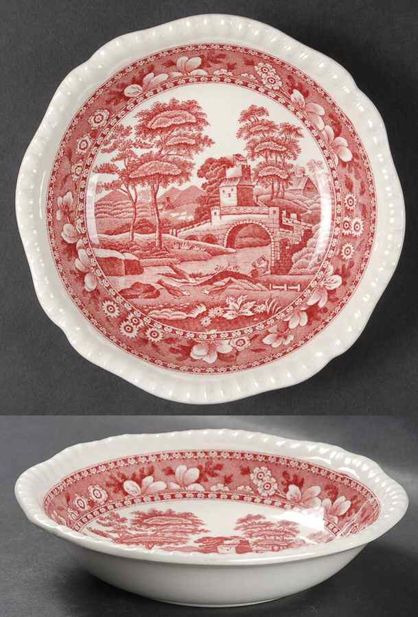 Tower Pink (Older Backstamp) Coupe Cereal Bowl by Spode-1