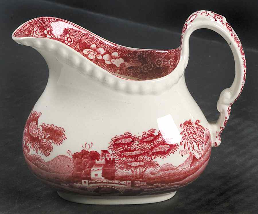 Tower Pink (Older Backstamp) Creamer by Spode-1