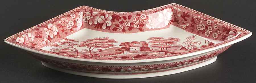 Tower Pink (Older Backstamp) Lazy Susan-Side Dish by Spode-1