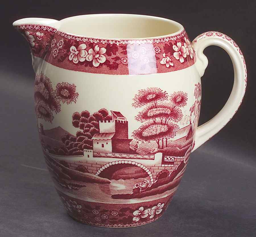 Tower Pink (Older Backstamp) 24 Oz Jug by Spode-1