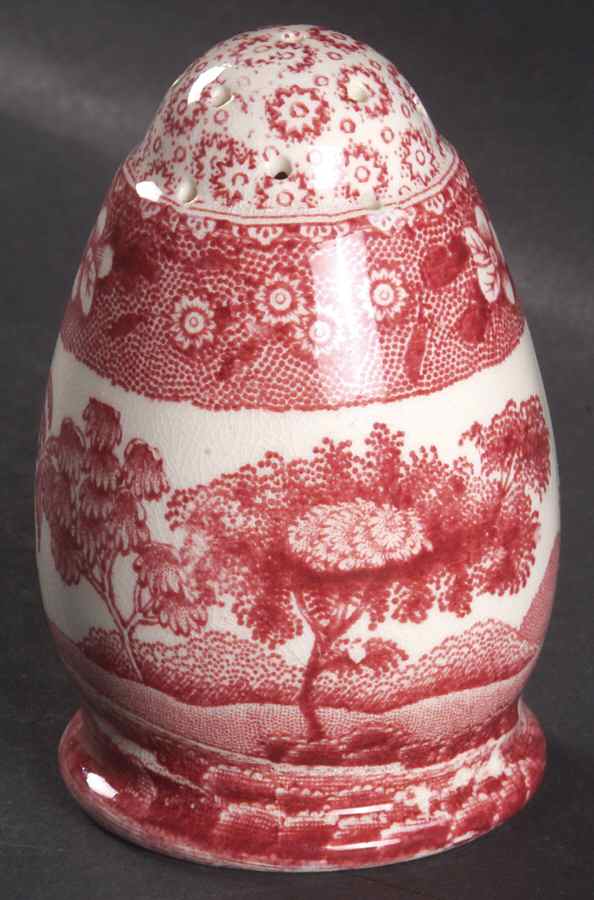 Tower Pink (Older Backstamp) Pepper Shaker by Spode-1