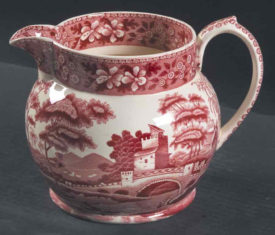 Tower Pink (Older Backstamp) 64 Oz Jug by Spode-1