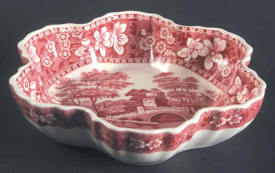 Tower Pink (Older Backstamp) 7" Chelsea Shell by Spode-1