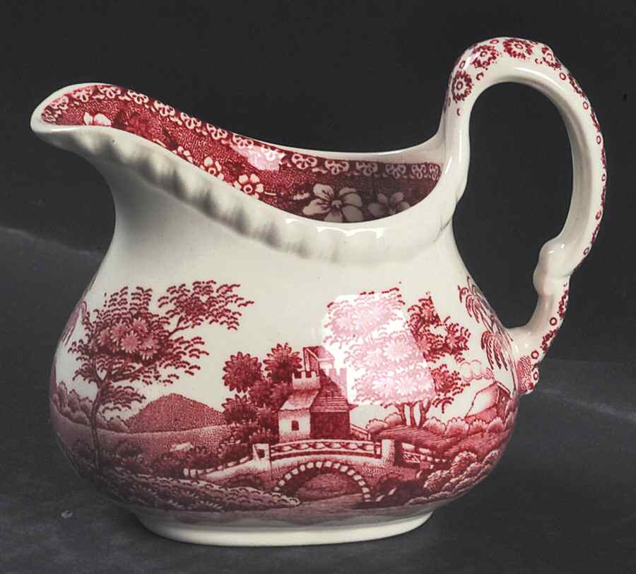 Tower Pink (Older Backstamp) Mini Creamer by Spode-1