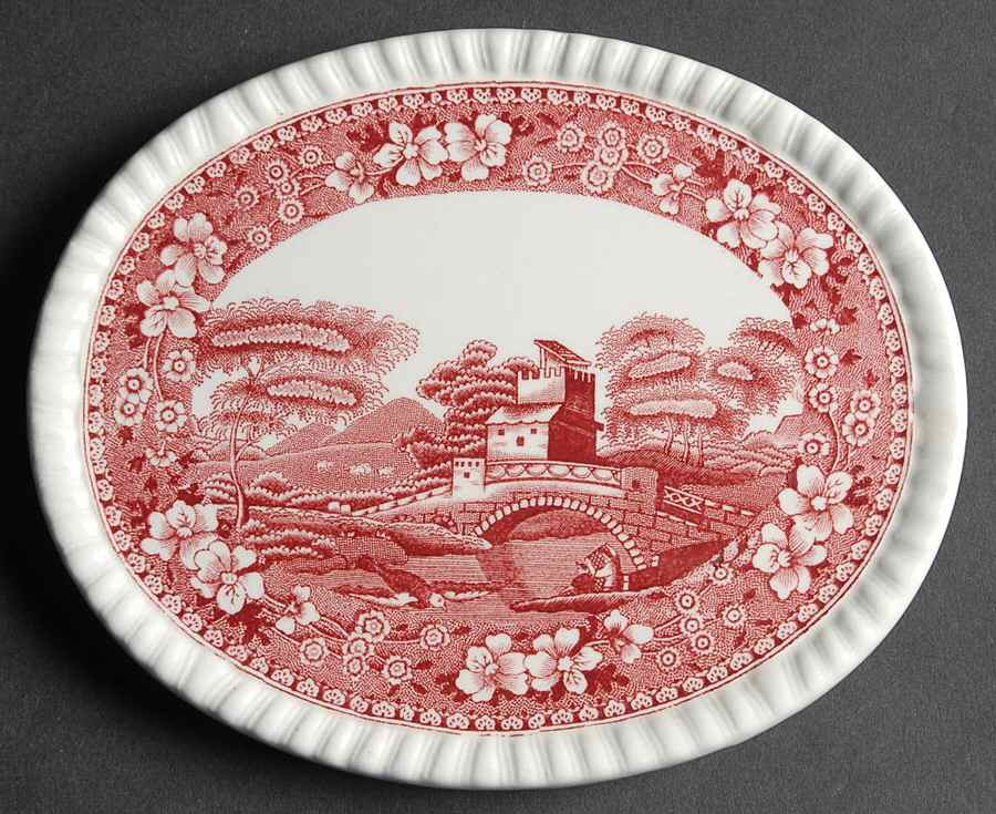 Tower Pink (Older Backstamp) Trivet by Spode-1