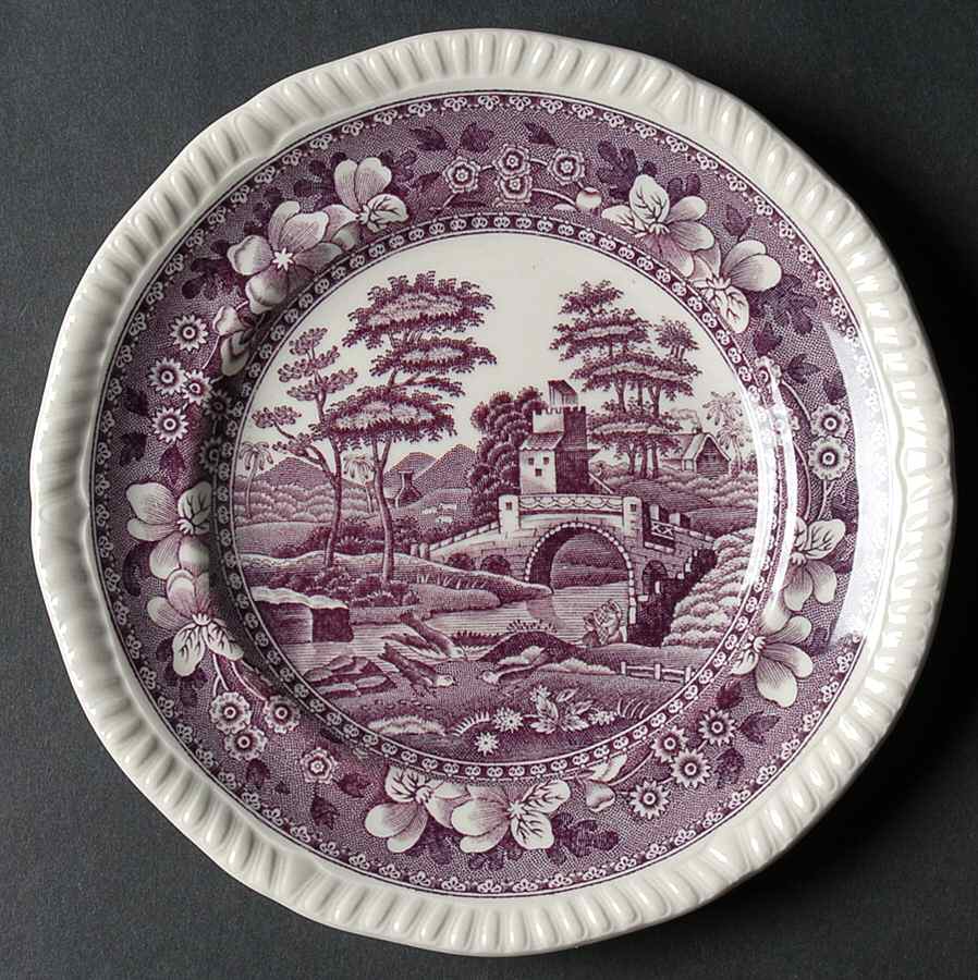 Tower Purple Bread & Butter Plate by Spode-1