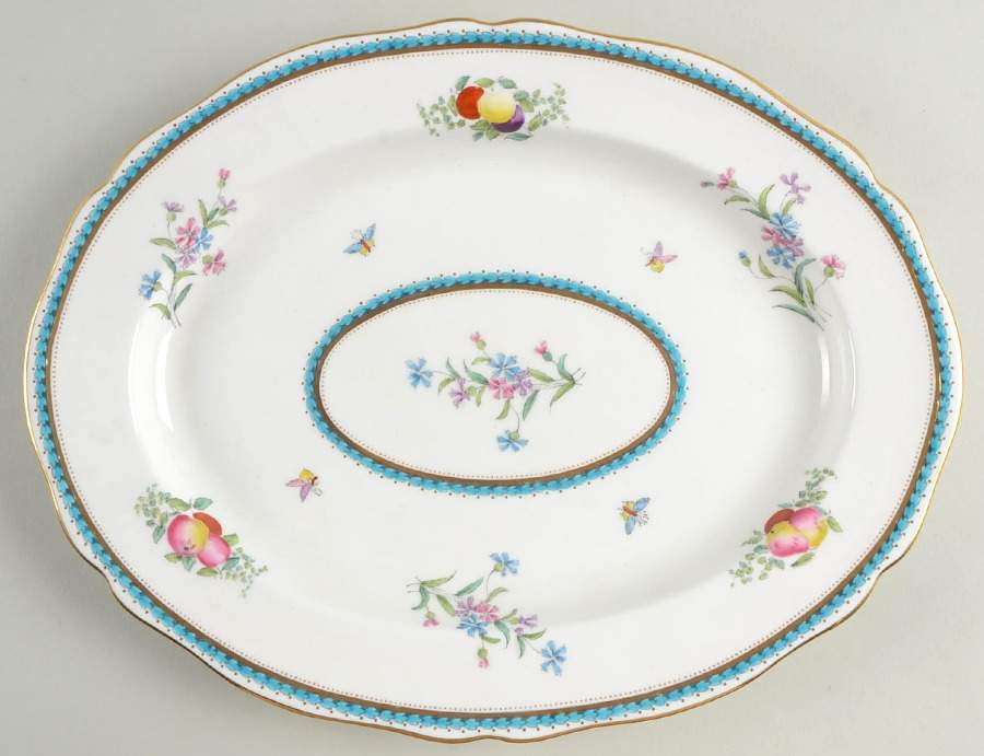 Trapnell 12" Oval Serving Platter by Spode-1