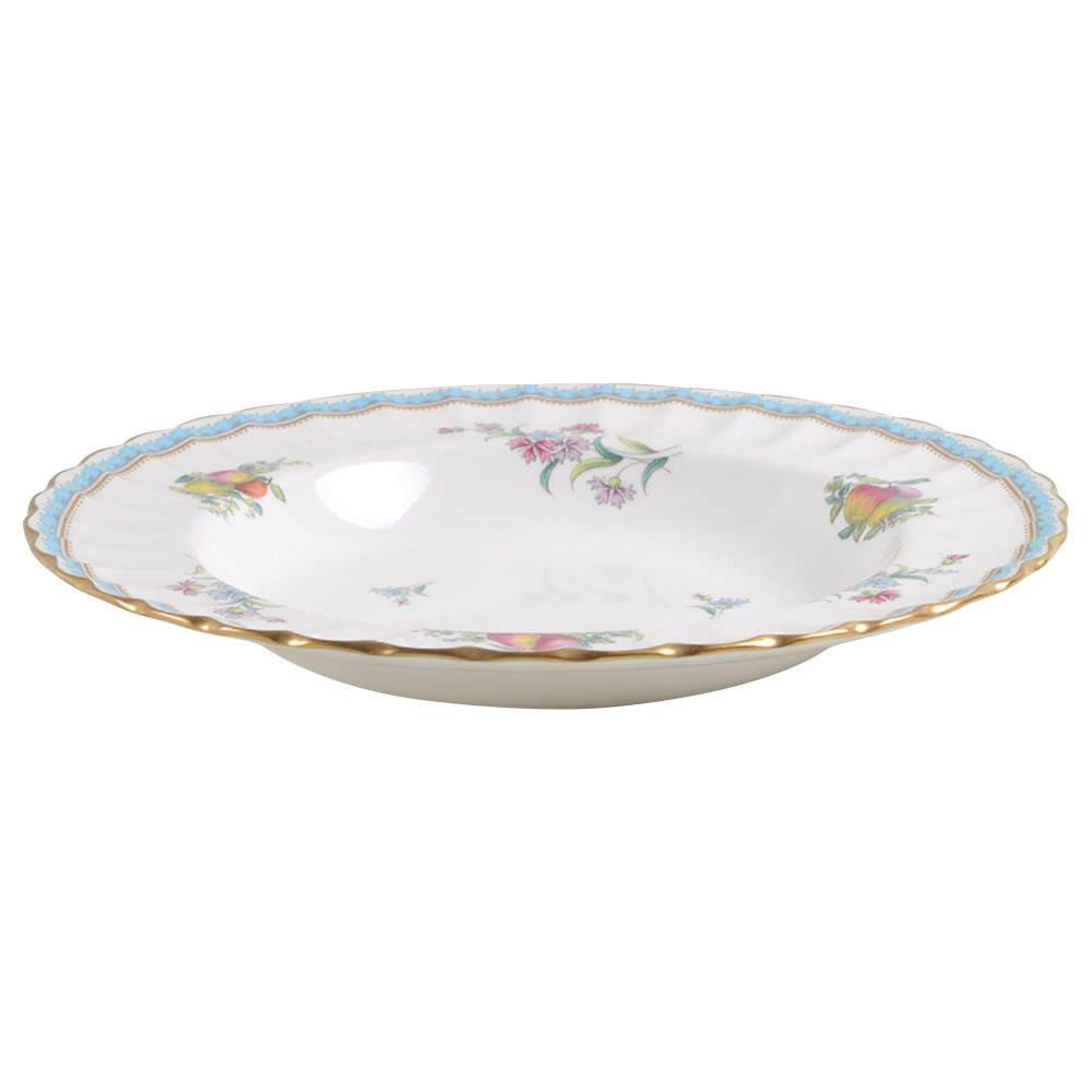 Trapnell Sprays  (ENGLAND) Large Rim Soup Bowl by Spode-1
