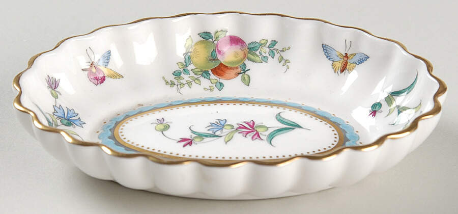 Trapnell Sprays  (ENGLAND) 4" Oval Ashtray by Spode-1