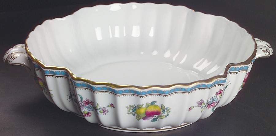 Trapnell Sprays  (ENGLAND) Round Vegetable No Lid by Spode-1