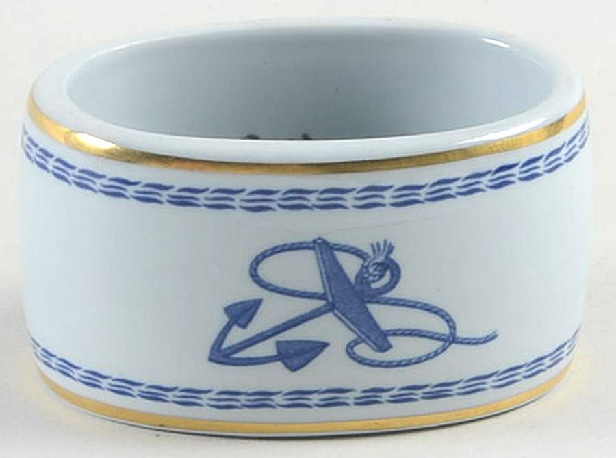 Trade Winds Blue Napkin Ring by Spode-1