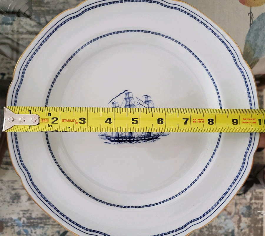 Trade Winds Blue Dinner Plate by Spode-1