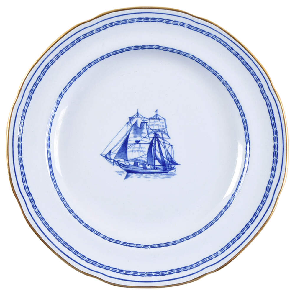 Trade Winds Blue Bread & Butter Plate by Spode-1