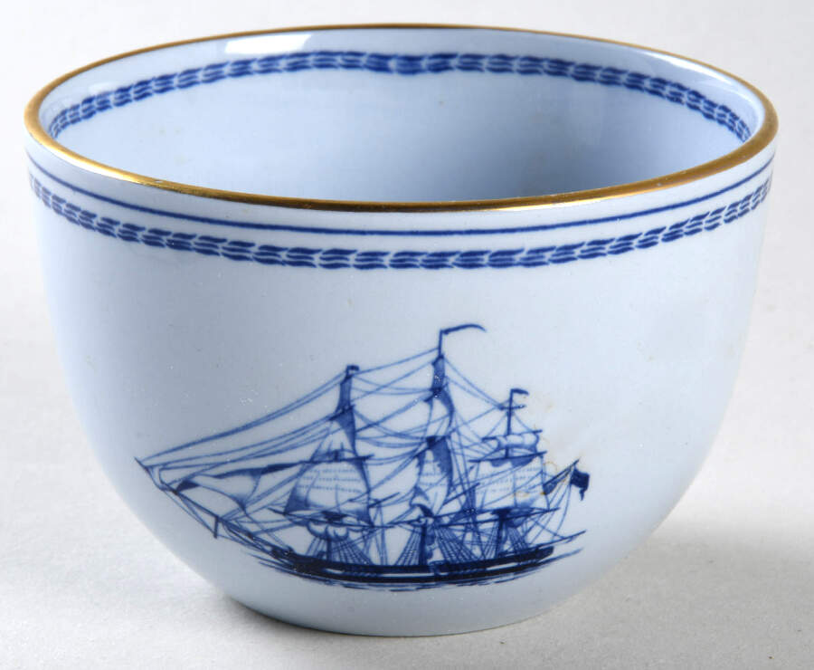 Trade Winds Blue Mini Open Sugar Bowl by Spode-1