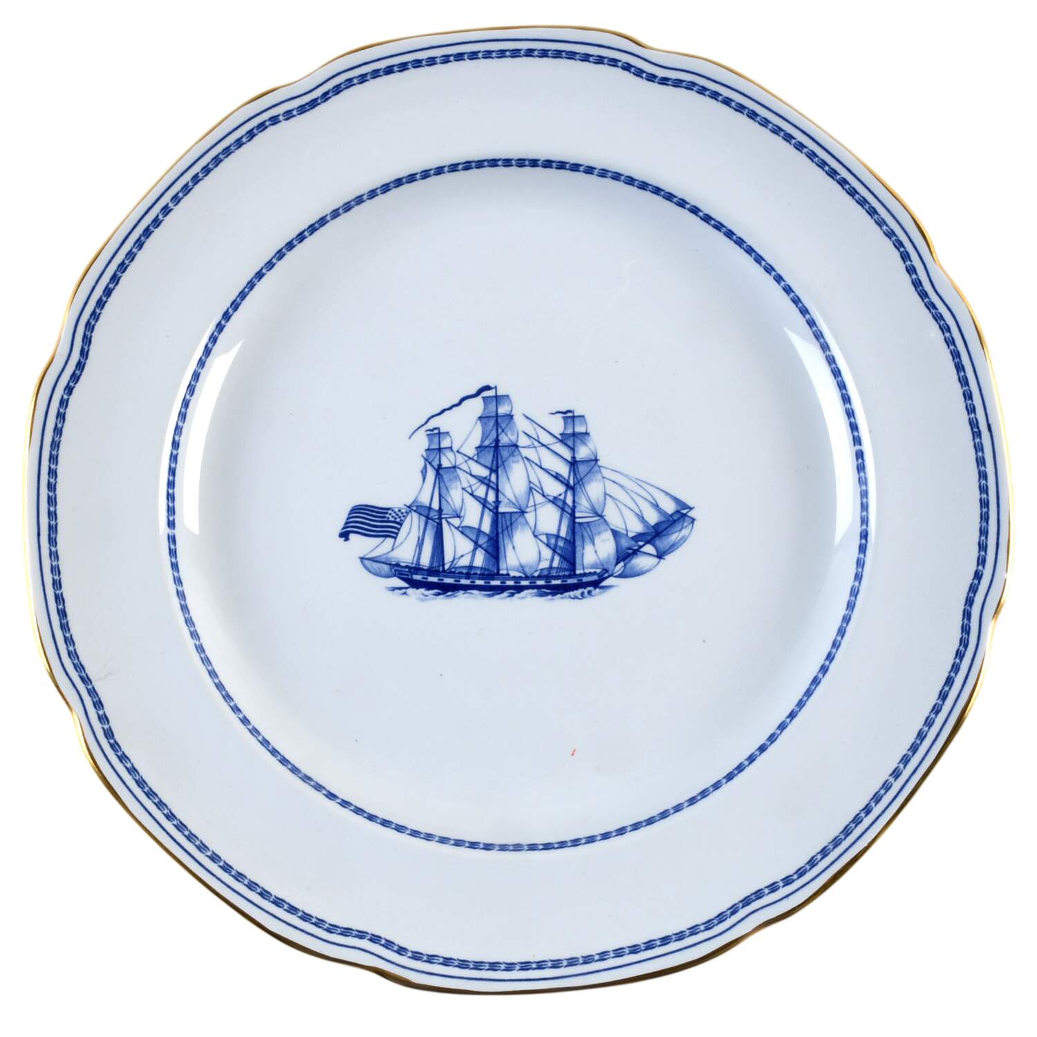 Trade Winds Blue Dinner Plate by Spode-1