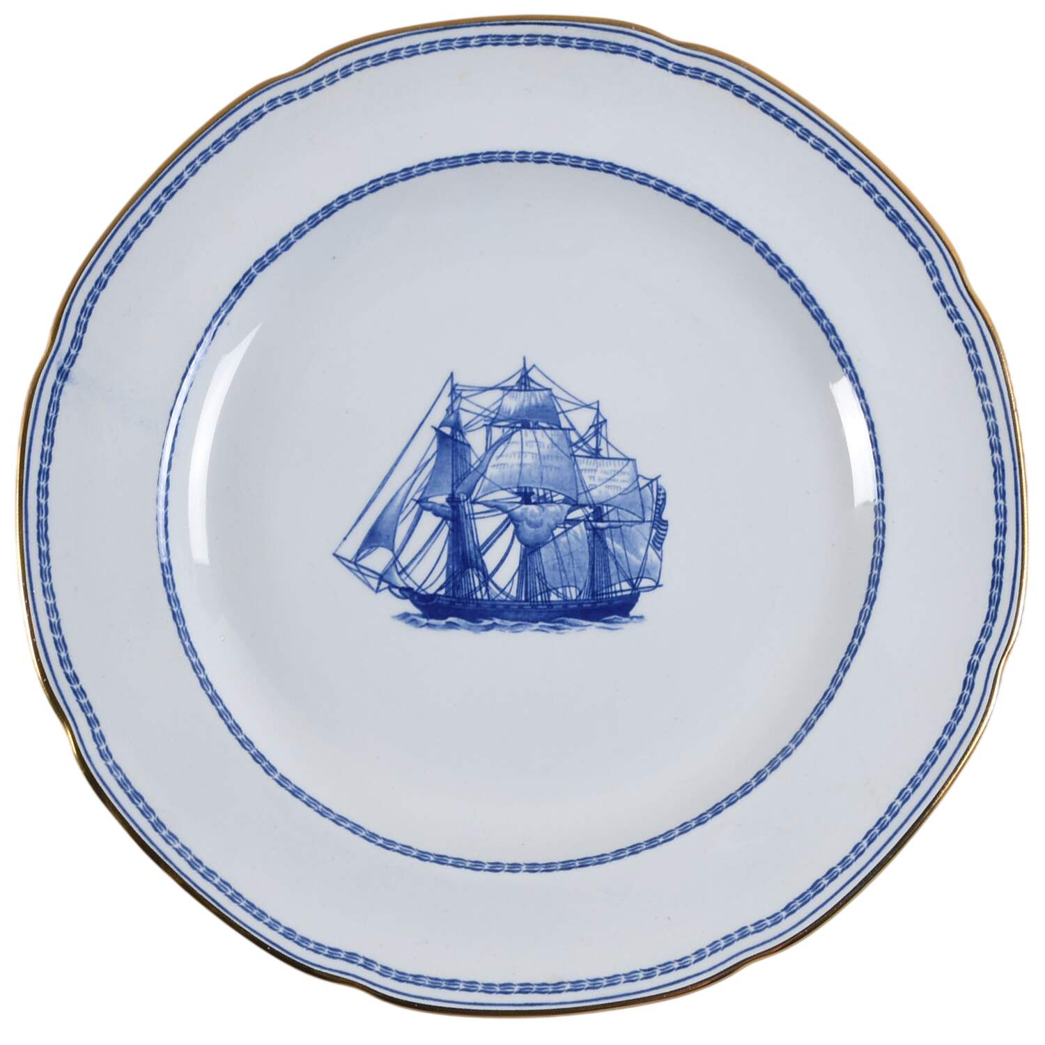 Trade Winds Blue Salad Plate by Spode-1