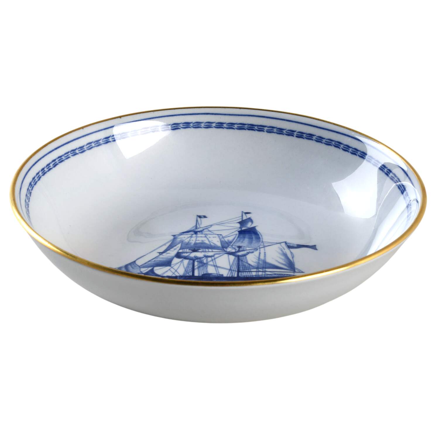 Trade Winds Blue Fruit/Dessert (Sauce) Bowl by Spode-1