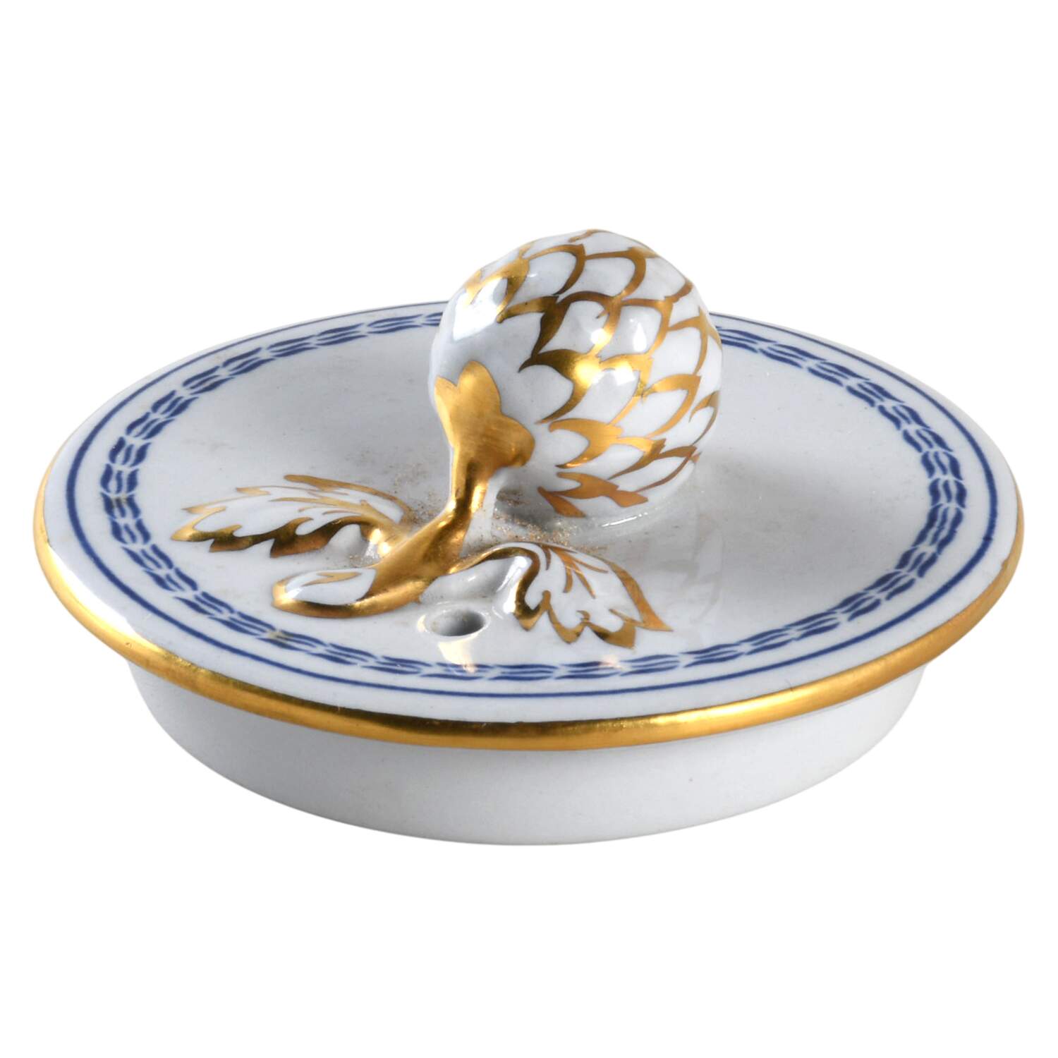 Trade Winds Blue Lid for Sugar Bowl by Spode-1