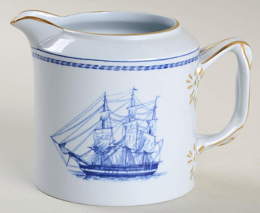 Trade Winds Blue Creamer by Spode-1