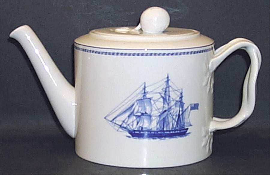 Trade Winds Blue Teapot & Lid by Spode-1