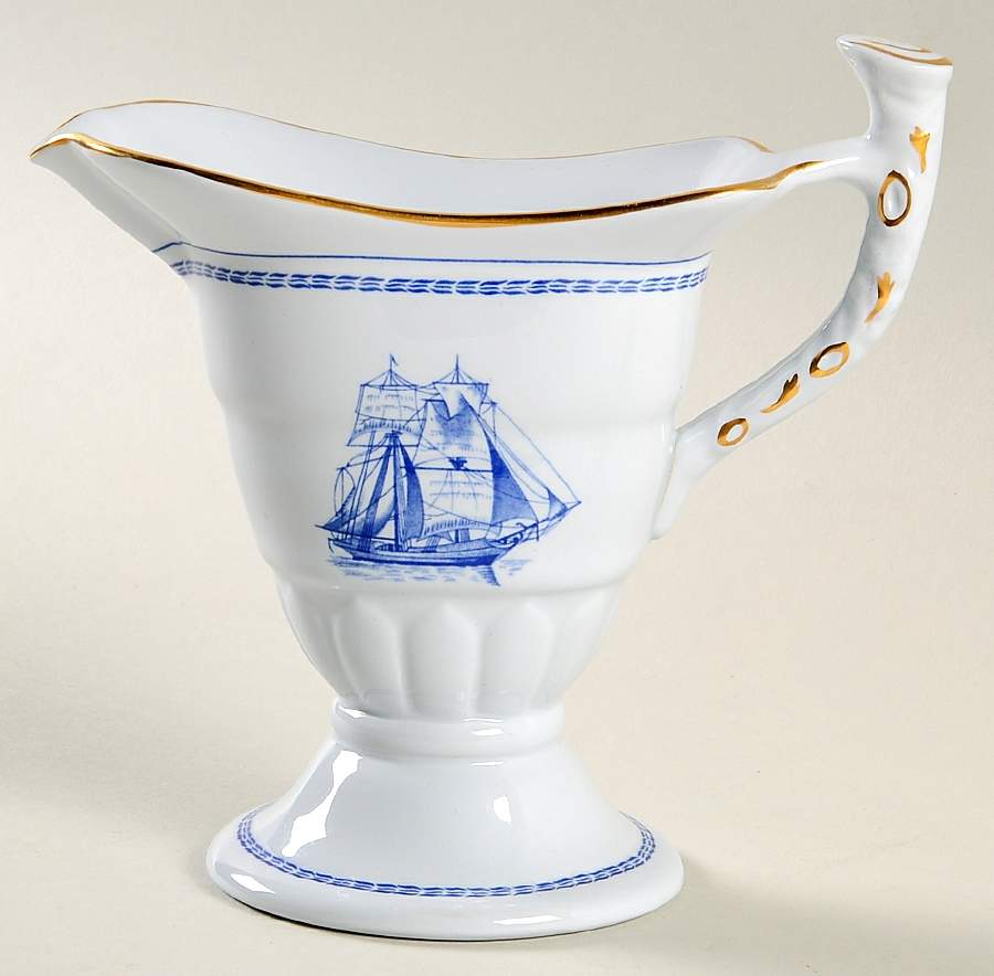 Trade Winds Blue Creamer by Spode-1
