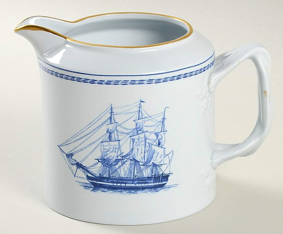 Trade Winds Blue Creamer by Spode-1