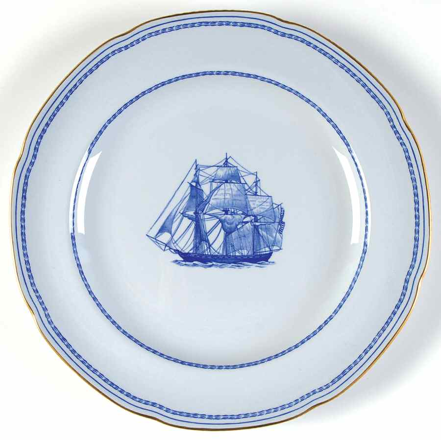 Trade Winds Blue Salad Plate by Spode-1