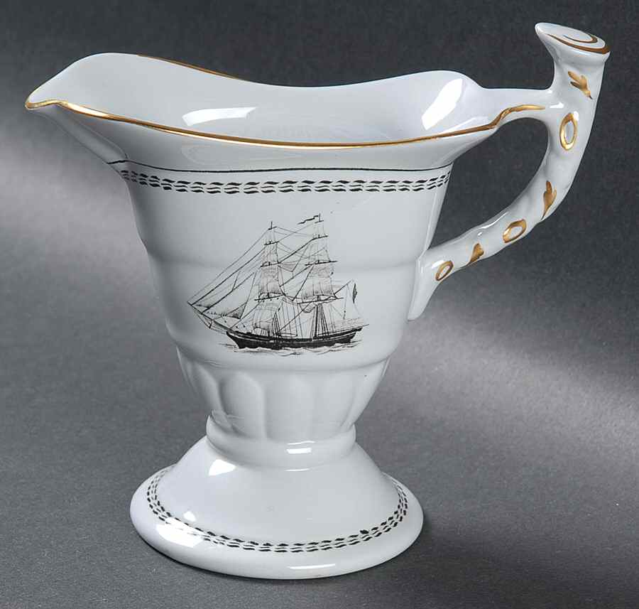 Trade Winds Black Creamer by Spode-1