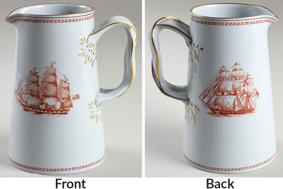 Trade Winds Red (Gold Trim) 24 Oz Jug by Spode-1