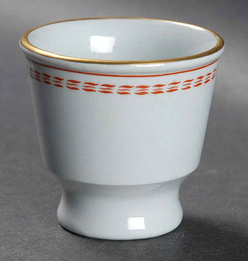 Trade Winds Red (Gold Trim) Single Egg Cup by Spode-1