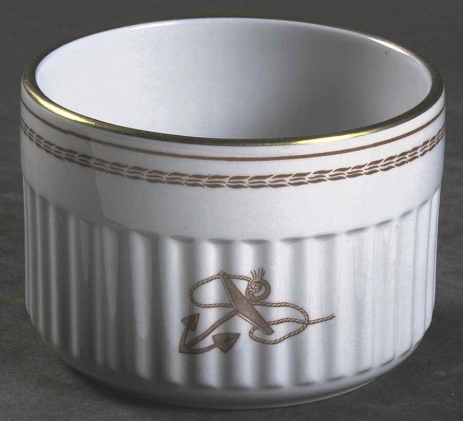 Trade Winds Red (Gold Trim) Oven-to-Table Ramekin by Spode-1