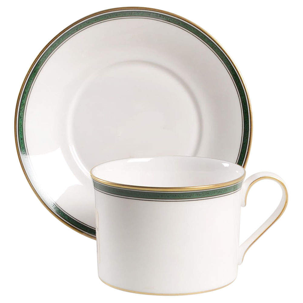 Tuscana Flat Cup & Saucer Set by Spode-1