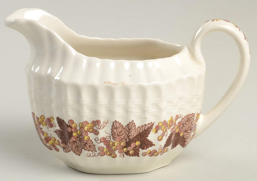 Valencia Brown Mini Creamer by Spode-1