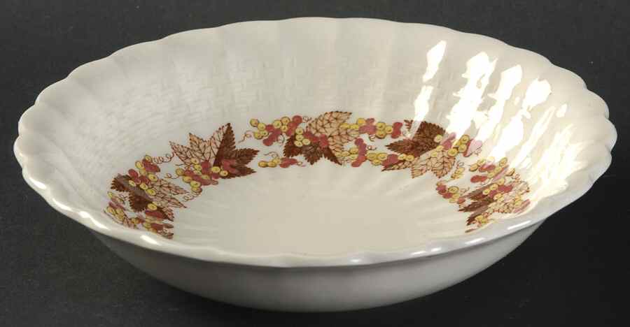 Valencia Brown Coupe Cereal Bowl by Spode-1