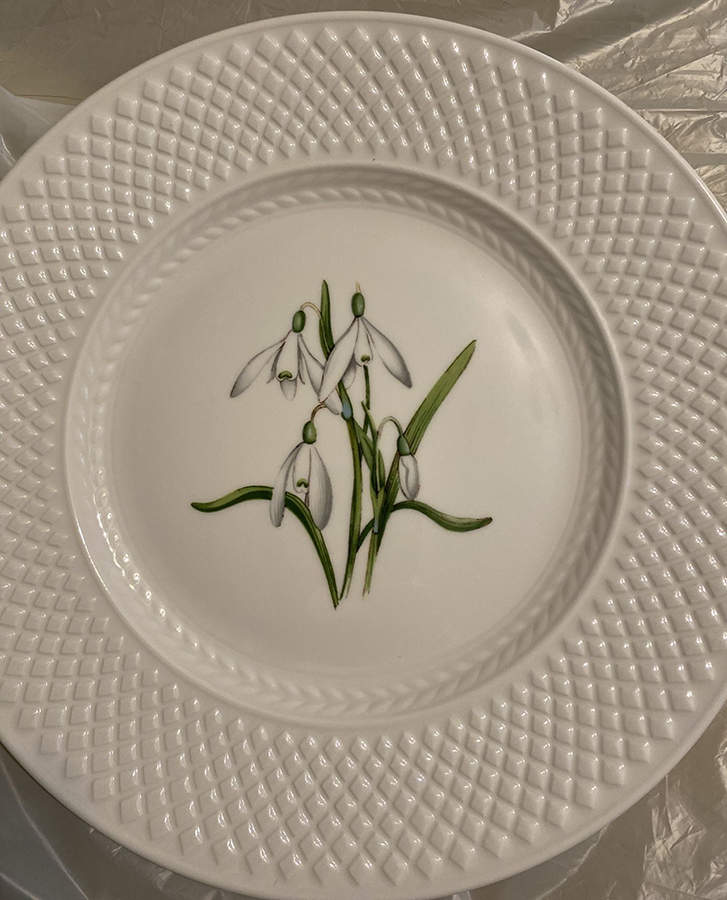 Virginia (Bone, Newer) Accent Luncheon Plate by Spode-1